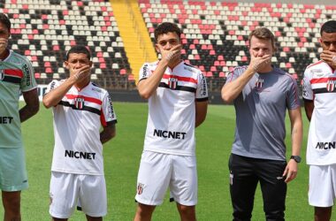 Botafogo-SP leva alerta sobre violência doméstica ao futebol de base. Foto: Divulgação/Botafogo-SP