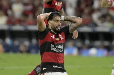 Lucas Paquetán perdeu pênalti do Flamengo na semifinal da Libertadores (Foto: Dhavid Normando/Código 19/Folhapress)