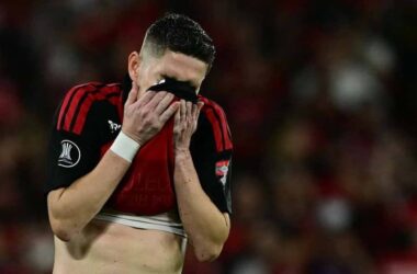 Eliminação do Flamengo dá fim à soberania na Libertadores. (Foto: Mauro Pimentel/AFP)